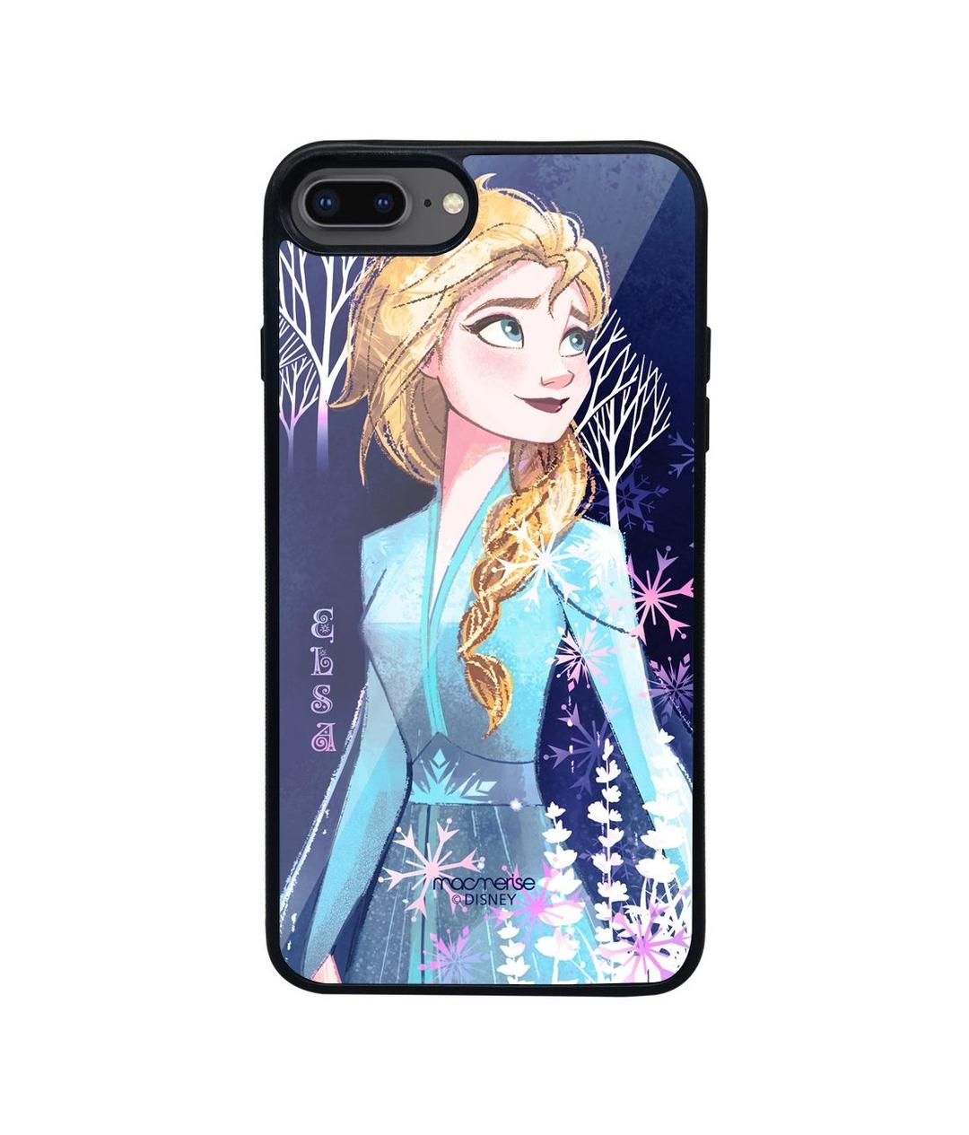 Strong Elsa - Glass Phone Case for iPhone 8 Plus