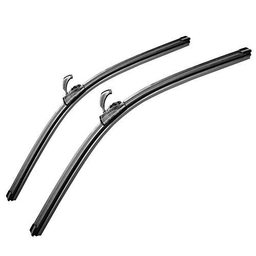 NisNote flat aero windscreen U-Hook fittment Front Wiper blades U-Hook 24" 13" Flat