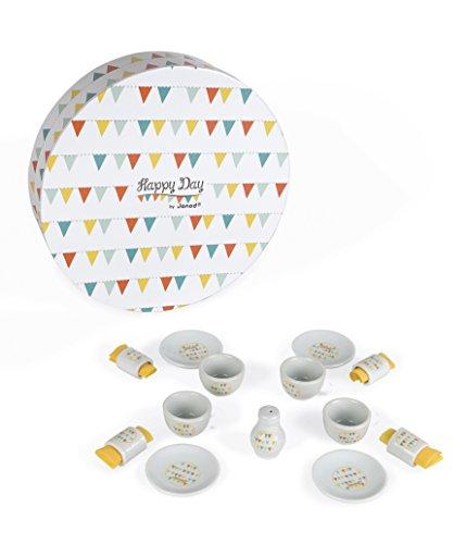 Janod J06591 Happy Day Dinnerware Game