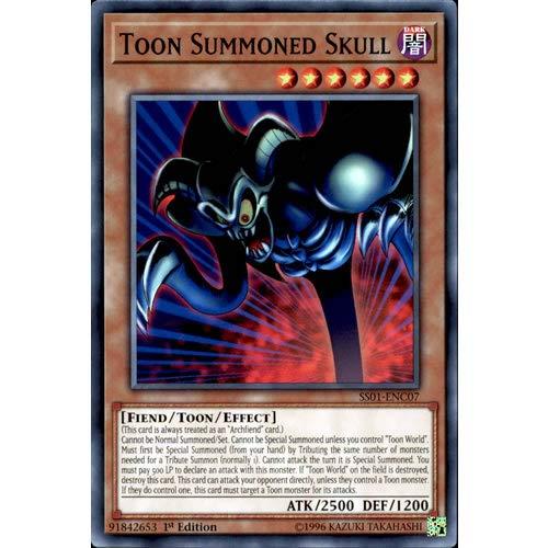 YuGiOh SS01-ENC07 1st Ed Toon Summoned Skull Common Card - ( Speed Duel Starter Deck Destiny Masters Single Card )