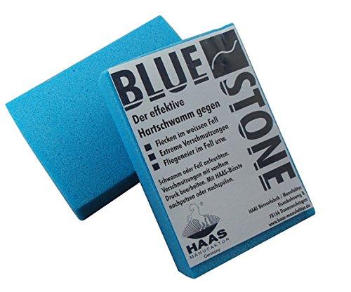 Bluestone effective hard sponge against stains in white fur / fly eggs Haas