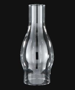 B&P Lamp2 5/8 Inch by 7 1/2 Inch Clear Glass Lamp Chimney for Vintage and Antique Style Lamps