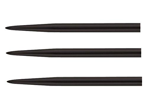 US DartsSTEEL BLACK 43mm (1 21/16th) STEEL TIP DART REPLACEMENT POINTS - 5 Sets (15 points)