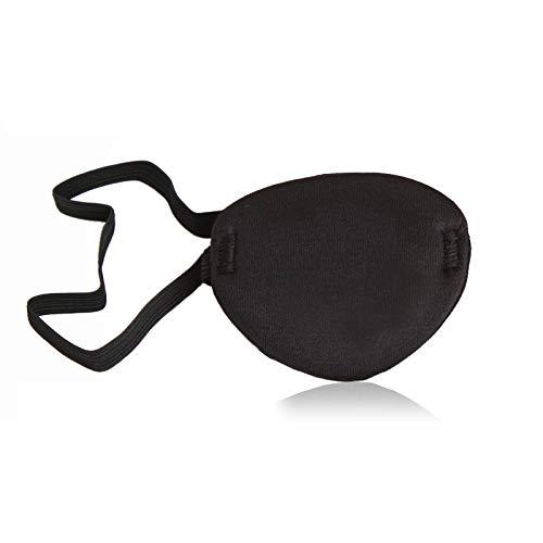 SUWOW Eye Patches Pirate Mask Eyepatch for Lazy Eye Black Eye Patch for Glasses Medical Eye Patches for Adults Kids Children for Halloween Christmas Cosplay Pirate Theme Costume