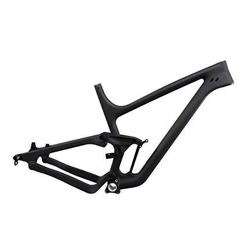 ICAN P1 27.5er 650B Plus Carbon Fiber Full Suspension Frame MTB Boost Trail Mountain Bike Rear Spacing 12x148mm