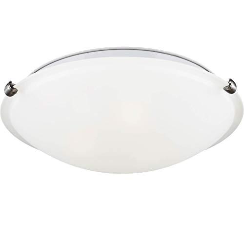 Seagull 7543502-962 Two Light Ceiling Flush Mount,White