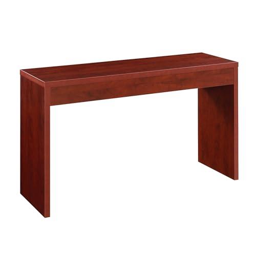 Convenience Concepts Northfield Console Table 48" - Contemporary Desk, Entryway, or Vanity Table for Hallway, Living Room, Office, Cherry