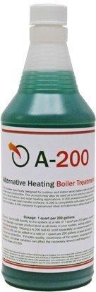 A200 (Alternative Heating Boiler Treatment, Rust Inhibitor for Outdoor Wood Boilers, 1 Quart, Treats 200 Gallons)