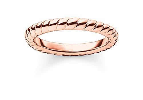 TR1978-415-12-48 Ring Pink Gold Silver Women - Size ()