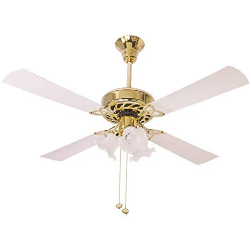 Crompton Uranus 1200 mm (48 inch) Decorative Ceiling Fan with Lights (Ivory)