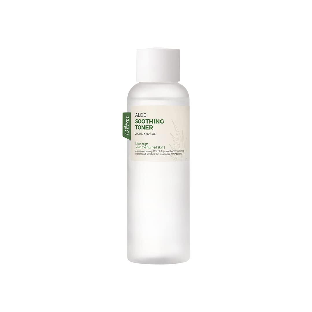 IsNtreeAloe Soothing Toner 200ml 6.76 fl.oz | Aloe from Jeju | Hydrates & Relieves The Skin | Fresh ﬁnish Without Stickiness