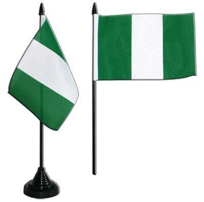 Digni® Nigeria Table Flag 4 x 6 inch