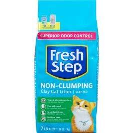 Fresh StepNon Clumping Cat Litter With Febreze Freshness, With 7-Day Odor Control, 7 lb. Bag