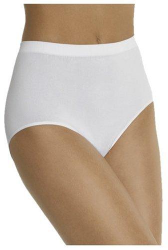 Barelythere Women's Solid Microfiber Full Brief Panty, Rosewood, 6/7