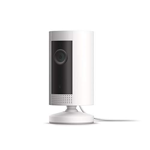 Ring Indoor Cam, Compact Plug-In HD security camera with two-way talk, Compatible with Alexa - White