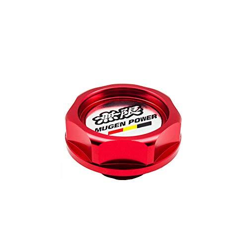 Car Modified Tank Covers Mugen Fuel Cap fit for Honda Oil Cap Civic Fit High Temperature High Pressure-Resistant Oil Cap Fuel Filter (red)