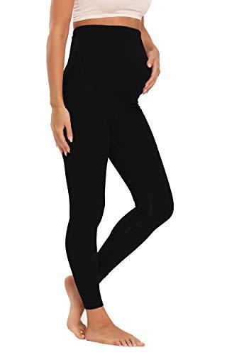 Foucome Women's Over The Belly Super Soft Support Maternity Leggings