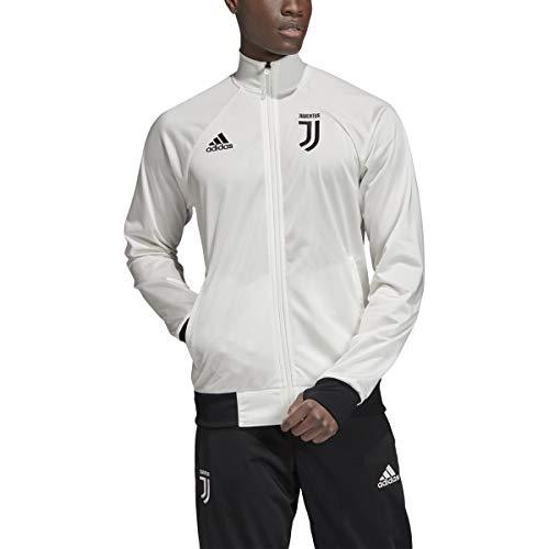 adidas Men's Juventus Full Zip Icons Top 2019-20 (Small) White