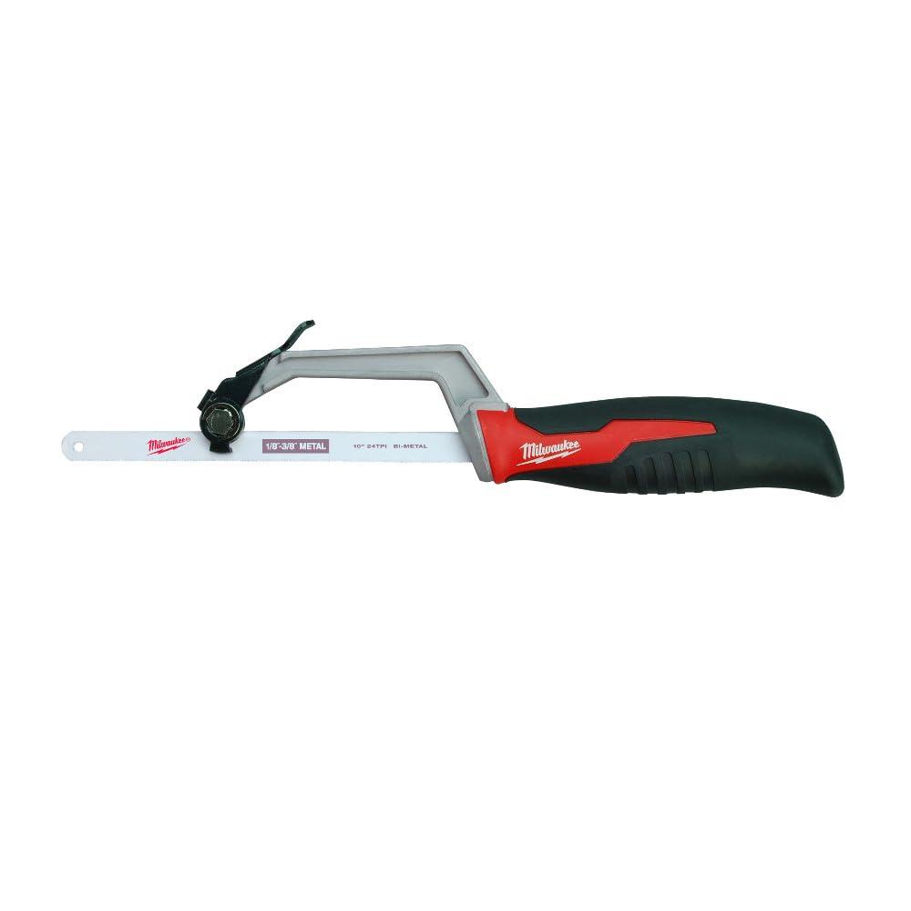 Milwaukee 48-22-0012 Compact Hack Saw 10-Inch,Red Black