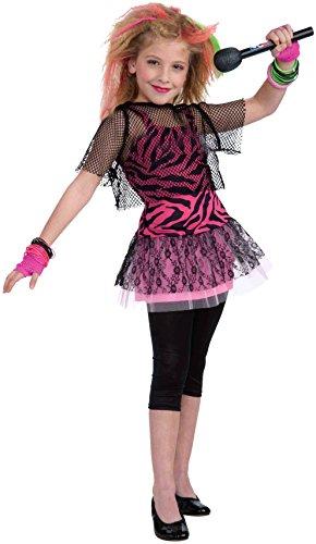 Forum Novelties 80'S Rock Star Child Girl'S Costume, Large