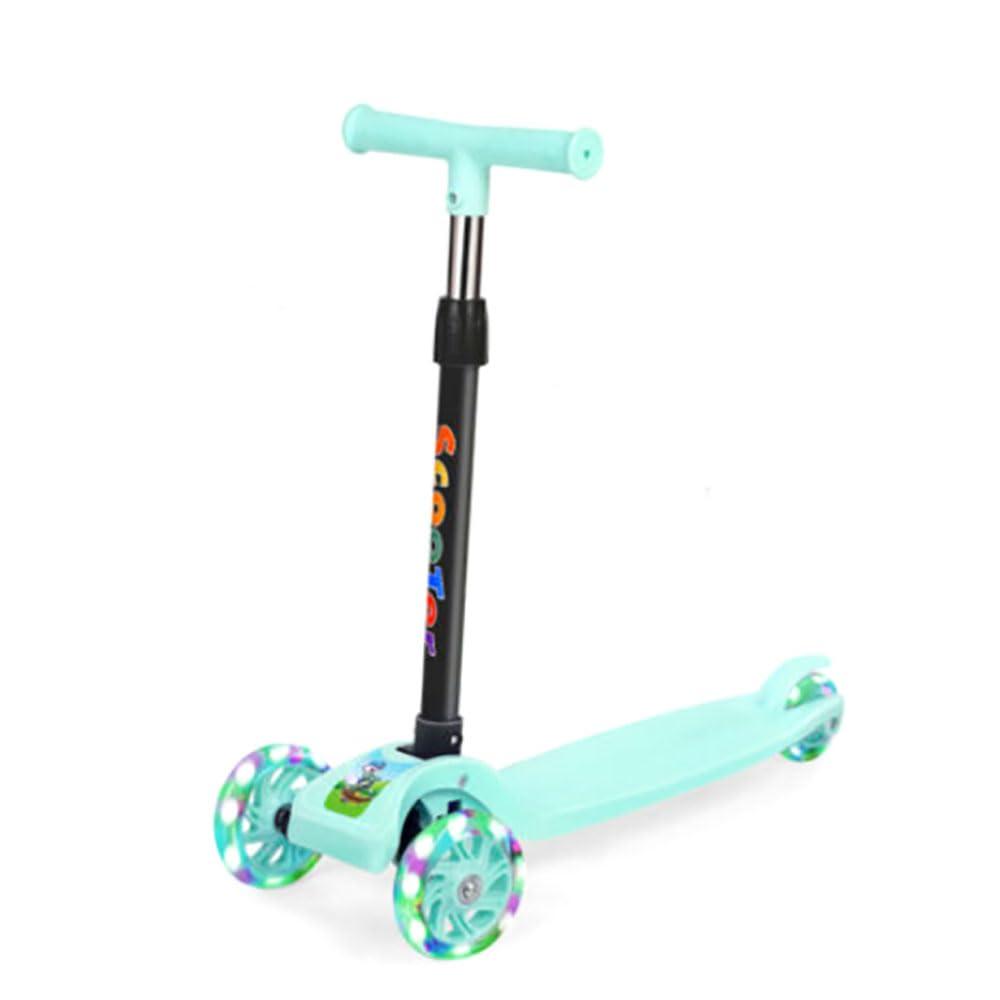 Scooters for Kids Toddler Scooter - Deluxe Aluminum 3 Wheel Glider w/Kick n Go, Lean 2 Turn Wheels, Step 4 Brake, Toddlers Training Three Wheeled Kid Ride on Toys Best for Little Boys & Girls