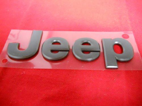 2014 Jeep Cherokee Jeep Nameplate Emblem graphite grey Badge Mopar Oem