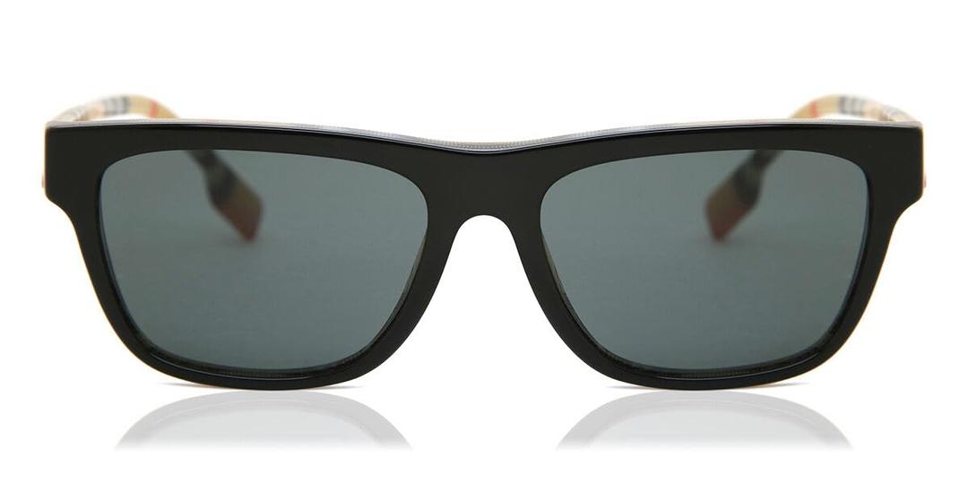 BURBERRYSunglasses BE 4293 380687 Top Black On Vintage Check Gre