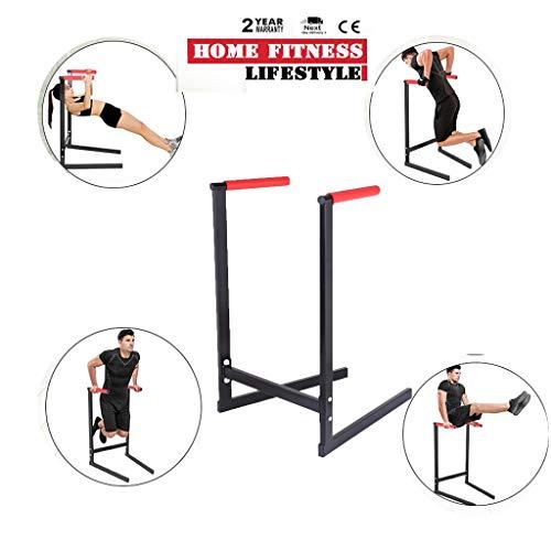 Dipping Station Heavy Duty Dip Stand Pull Push Up Dip Bar Fitness Workout Dip Bar Station Stabilizer Push Up Rack, Sturdy Home Chest Triceps Muscle Power Exercise Equipment, Ship from US