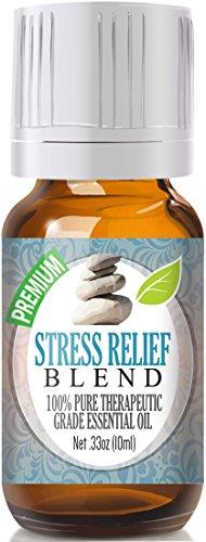 Stress Relief Blend Essential Oil - 100% Pure Therapeutic Grade Stress Relief Blend Oil - 10ml