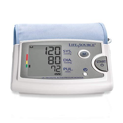 LifeSource Upper Arm Blood Pressure Monitor with Extra Large Cuff (UA-789AC)