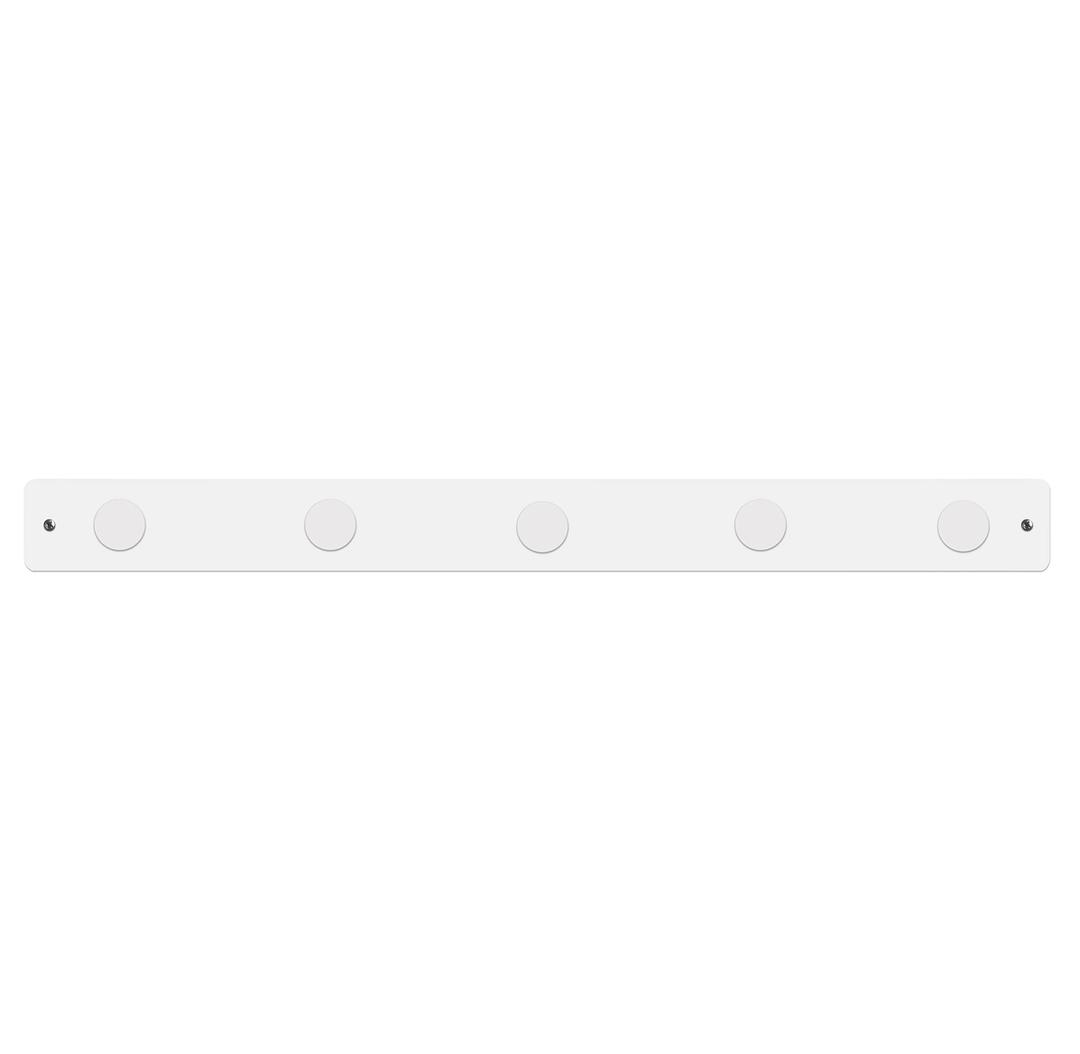 Three by Three Seattle Magnetic Strip Bulletin Board: Organize and Display with Ease: Magnetic Strip Bulletin Board with 5 Large Magnets