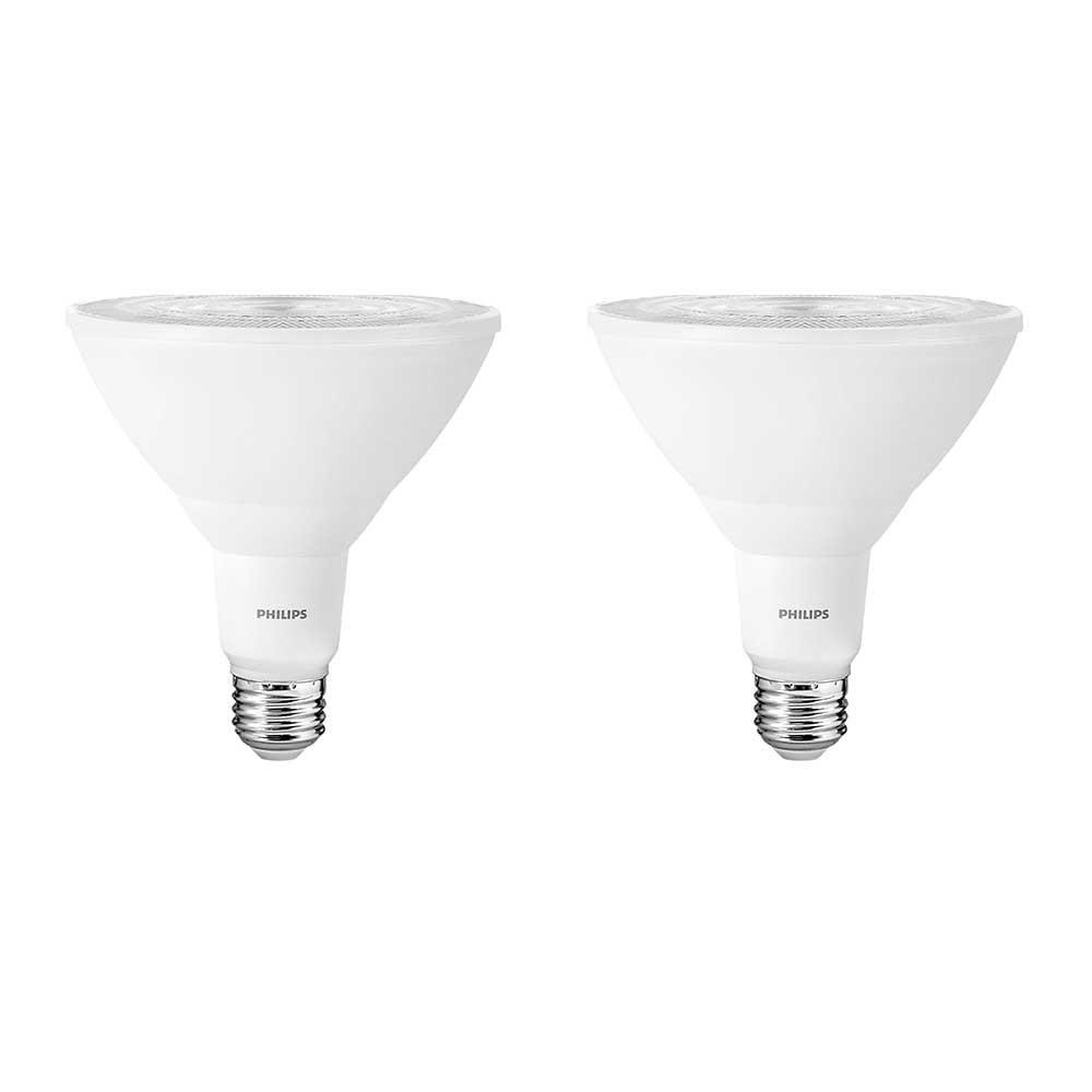 Philips 460063 100W Equivalent Bright White Par38 Indoor/Outdoor Led Light Bulb2 Pack