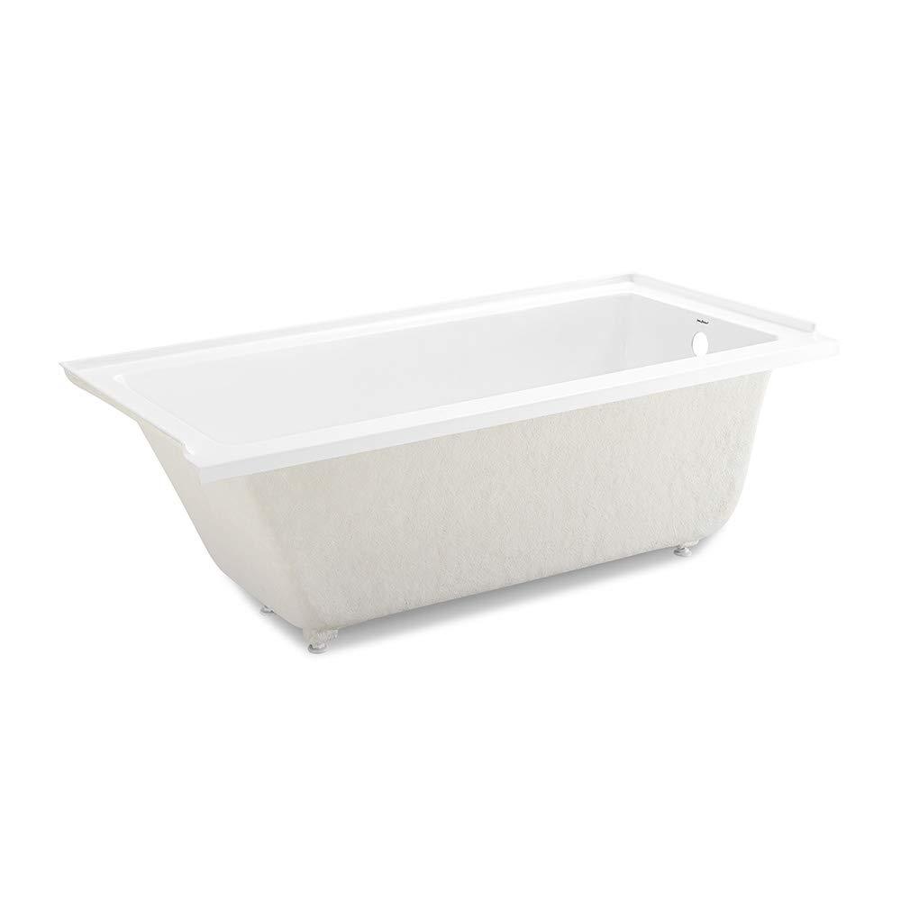 Swiss Madison Well Made Forever SM-DB564 Voltaire Alcove Bathtub, 60" x 32", Glossy White