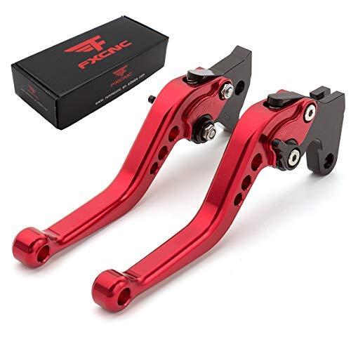 FXCNC CNC Aluminum Short Adjustable Brake Clutch Levers set Pair fit for BENELLI TNT125 TNT135 TNT 125 135 2016 2017 2018 2019 2020 2021