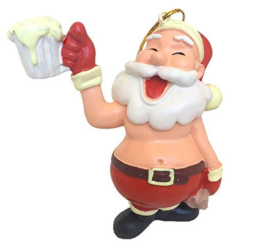 Tree Buddees Celebration Santa - Beer Time Santa Claus Christmas Ornament