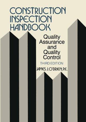 Construction Inspection Handbook: Quality Assurance/Quality Control