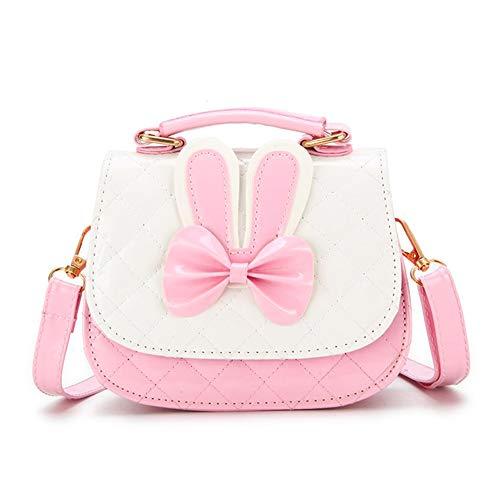 Suerico Cute Girls Purse Handbag Mini Cartoon Casual Messenger Shoulder Crossbody Bags (Pink)