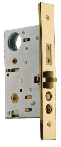 Baldwin 6321.003.LLS Estate Left Handed Handleset and Lever Entrance Mortise Lock with 2-1/2-Inch Backset, Lifetime Polished Brass