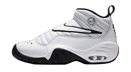 Nike Air Shake NDestrukt White/White-Midnight Navy (8.5 D(M) US)