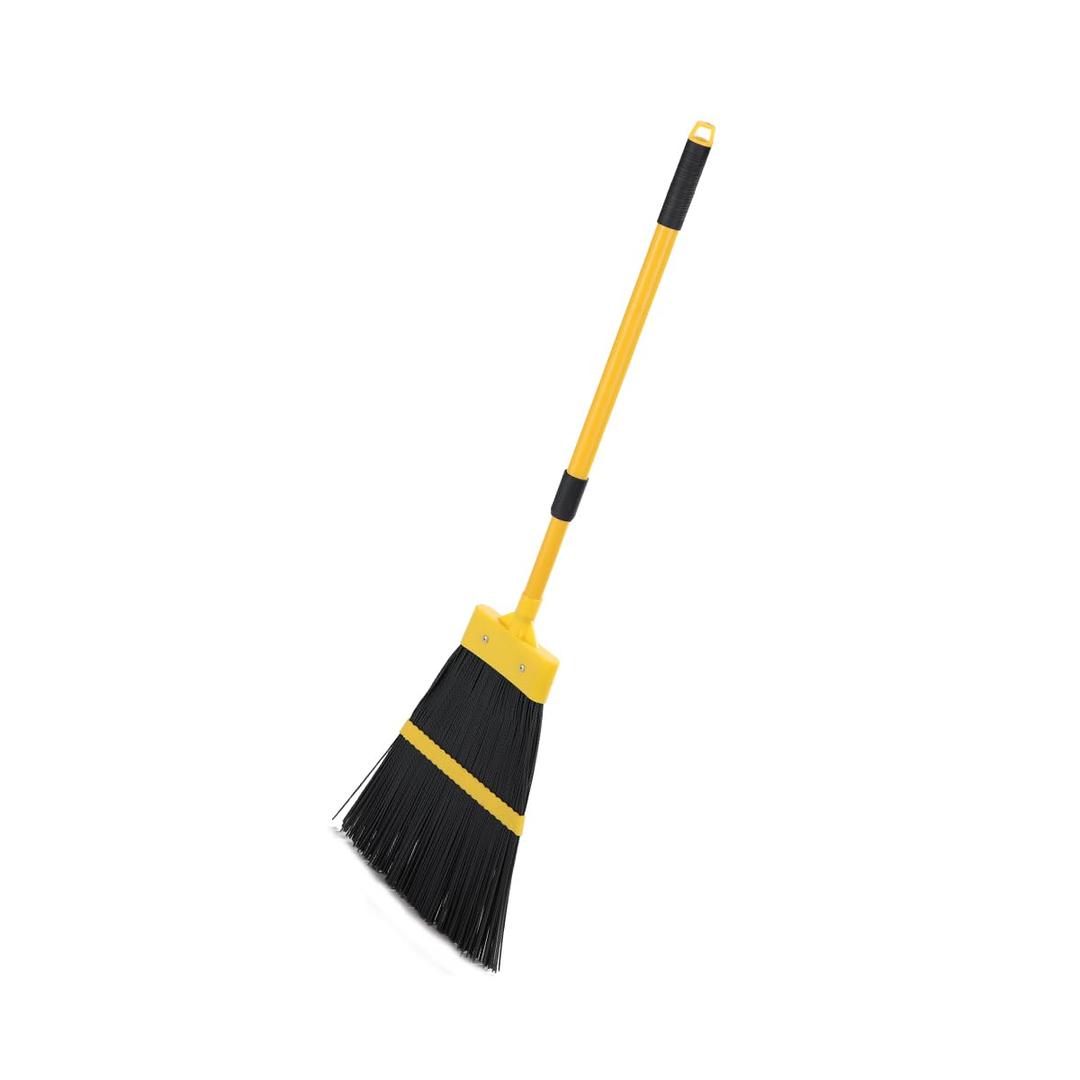 RoyalfordRoyalBright Garden Broom Hair Rake RF12256 Outdoor Leaf Brush Heavy Duty Rake with Wide Brush Easy Clean Extendable Telescopic Iron Handle Lawn Brush Yard Cleaner