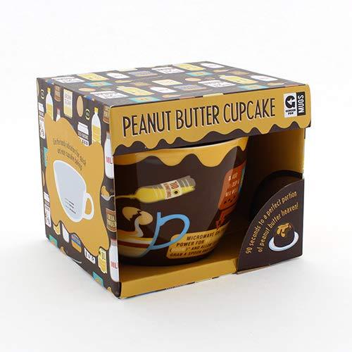 Ginger Fox 0112.6137.71.OCL.OSZ Chocolate Peanut Butter Cake in A Mug Novelty Gift-Quick & Easy Way to Bake A Treat in 90 Seconds, Multicoloured, 1 Count (Pack of 1)