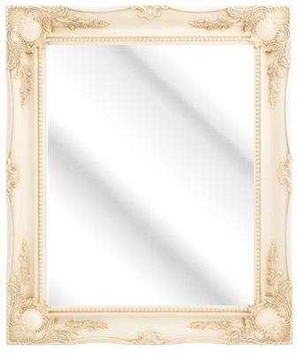 Cream Swept Frame Wall Overmantle Mirror Shabby Chic Stlye Lots of Sizes 3 Inch Moulding (36 x 26)