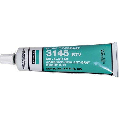 Dow Corning3145 Gray Rtv Mil-A-46146 Adhesive Sealant, Gray, 3 Oz. Tube