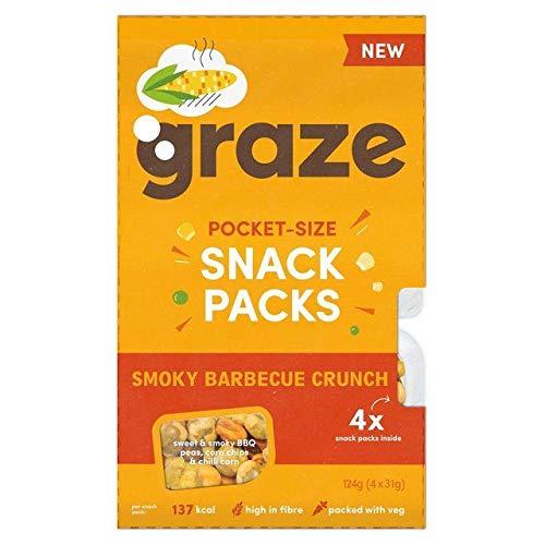 Graze Smokehouse BBQ Crunch Multipack - 4 x 31g