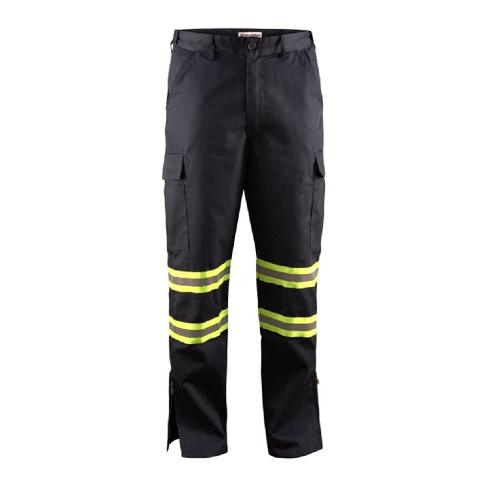 Premium High Visibility Safety Work Pant with Leg Zipper