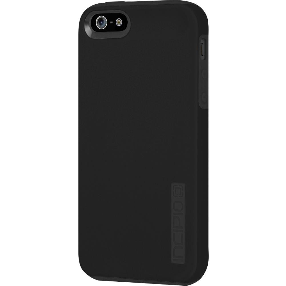 iPhone 5 5S SE 2016 Case, Incipio DualPro Case Shockproof Hard Shell Hybrid Authentic Rugged Cover - Black/Black