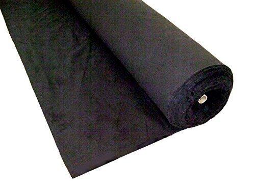 Duvetyne Brush Finished Fabric Bolt, 54" Wide, 25 Yards, Black