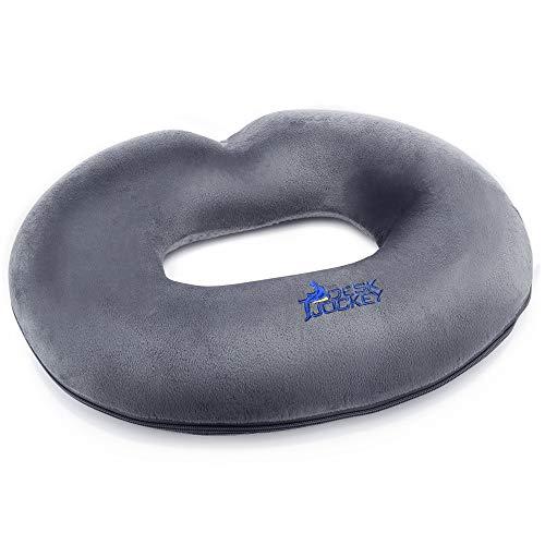 Donut Pillow - Clinical Therapeutic Grade Seat Cushion - Round Ring Butt Pillow for Hemorrhoids, Coccyx, Tailbone Pain