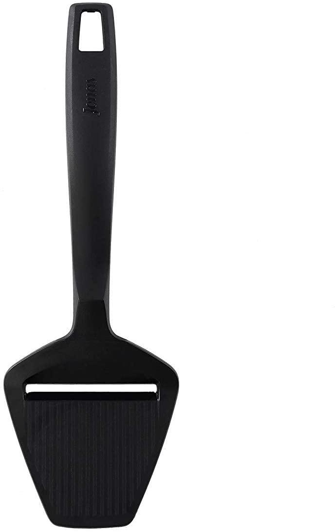 Linden Sweden Black Nylon Cheese Slicer for Block Cheese - Cheese Plane for Consistent and Safe Slicing - Made in Sweden - Heat Resistant - Microwave and Dishwasher-Safe - BPA-Free - 8¾” Long