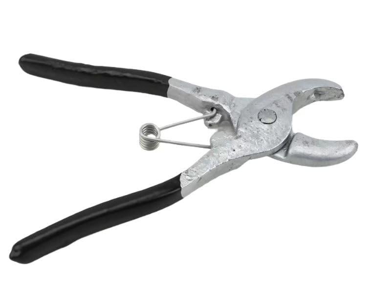 8" Spring Assist Hog Ring Pliers - Malleable Iron (Single Plier)